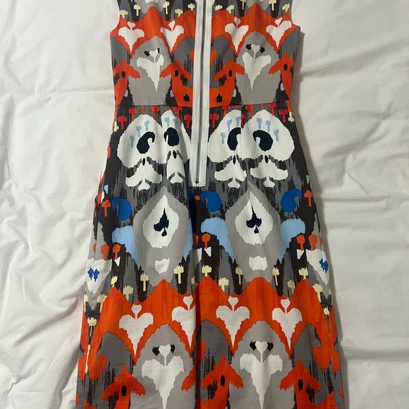 Maggy London Vibrant Multicolor Midi Dress - Picture 5 of 5